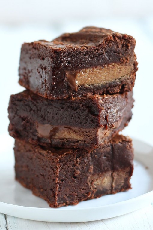 Choc PB brownies from Handle The Heat